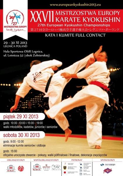 Mistrzostwa Europy Karate Kyokushin w Legnicy 