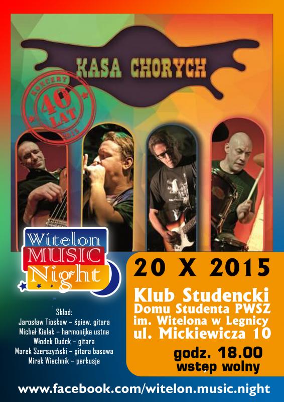 „Kasa Chorych” zainauguruje Witelon Music Night 