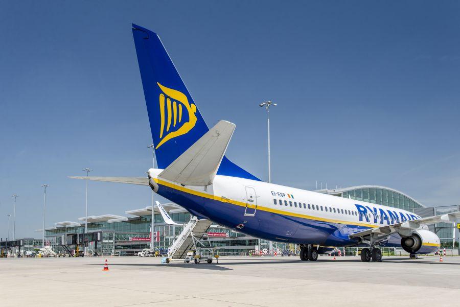 Ryanair lduje na lotnisku Chopina 