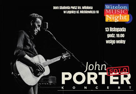   Posuchaj Johna Portera na Witelon Music Night