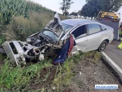 Legnica - Spowodował wypadek i zbiegł z miejsca zdarzenia