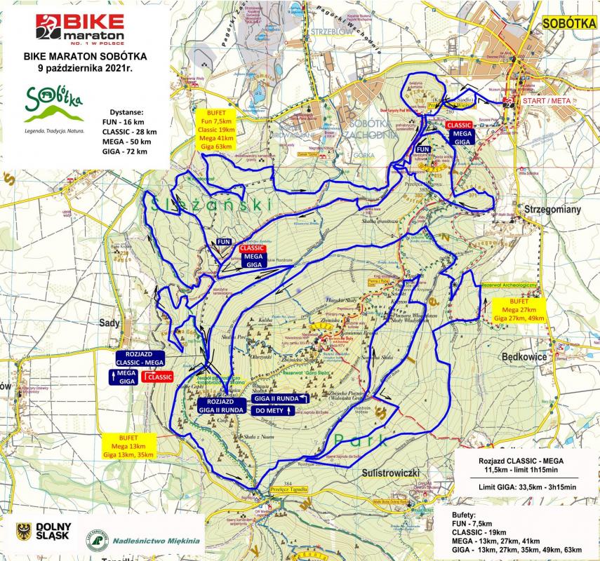 Bike Maraton melduje si w Sobtce – zobacz trasy i profile